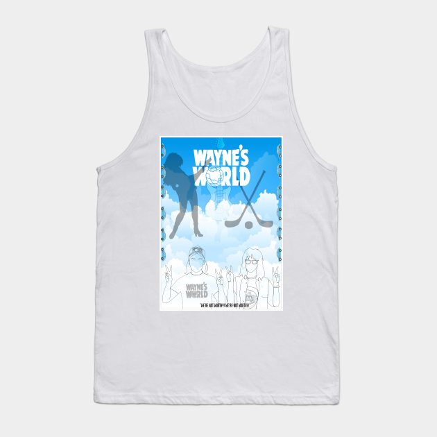 Wayne's world minimalist artwork Tank Top by retromegahero